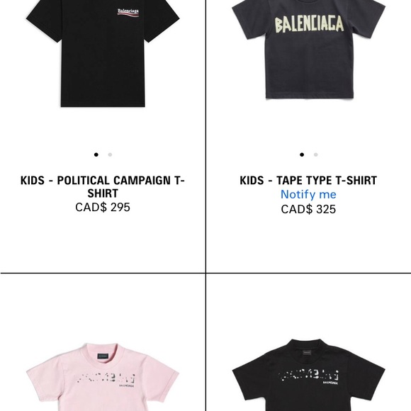 Brand New Balenciaga T-shirt 2T - Picture 4 of 7